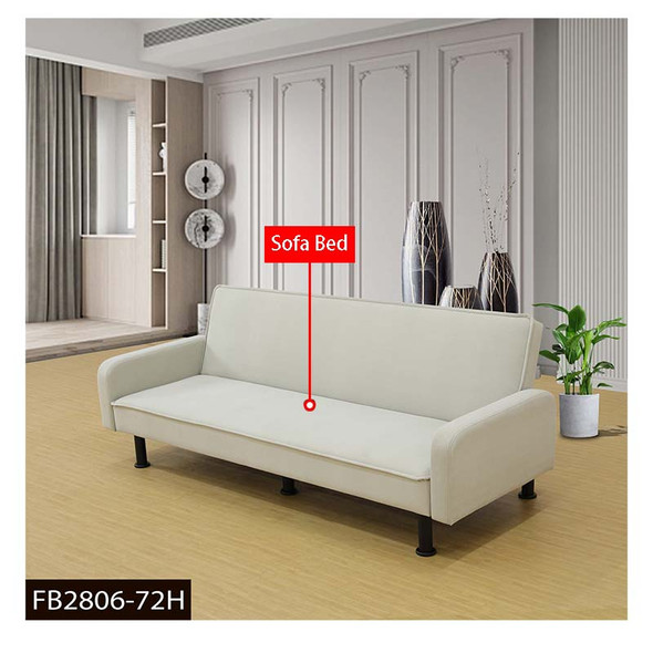 Light Gray Flannel Convertible Sleeper Sofa with Adjustable Construction