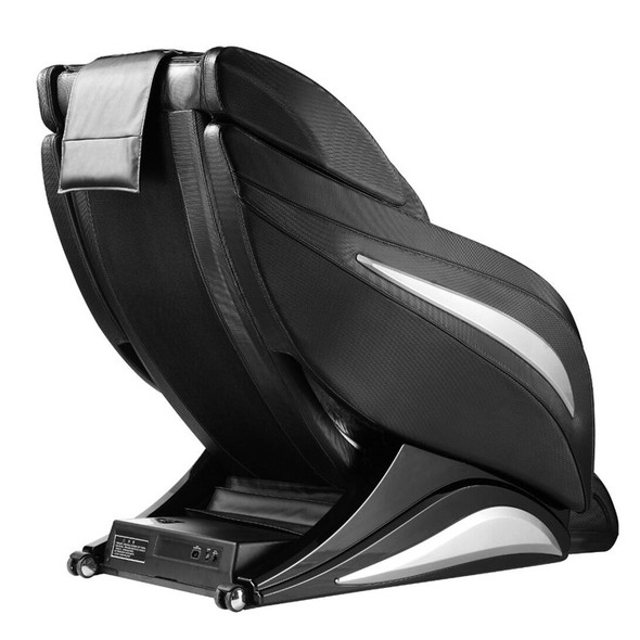 A09S Black Full-Body Electric Massage Chair with Enclosed Foot Compartment
