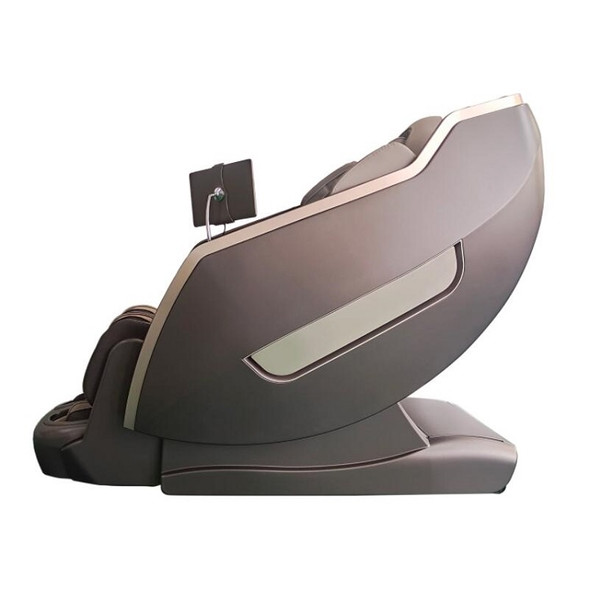 A21 Gray Full-Body Massage Chair with Coordinated Lower Section and Quiet Corner