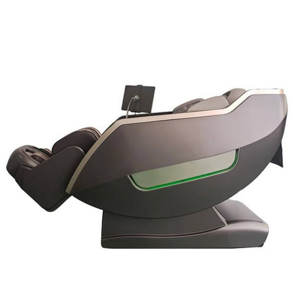 A21 Gray Full-Body Massage Chair with Coordinated Lower Section and Quiet Corner