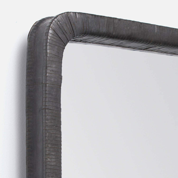 Andrew 30-Inch Mirror - Zinc Metal