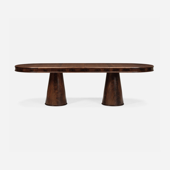 Holland 108-Inch Extension Dining Table - Burnt Umber Walnut