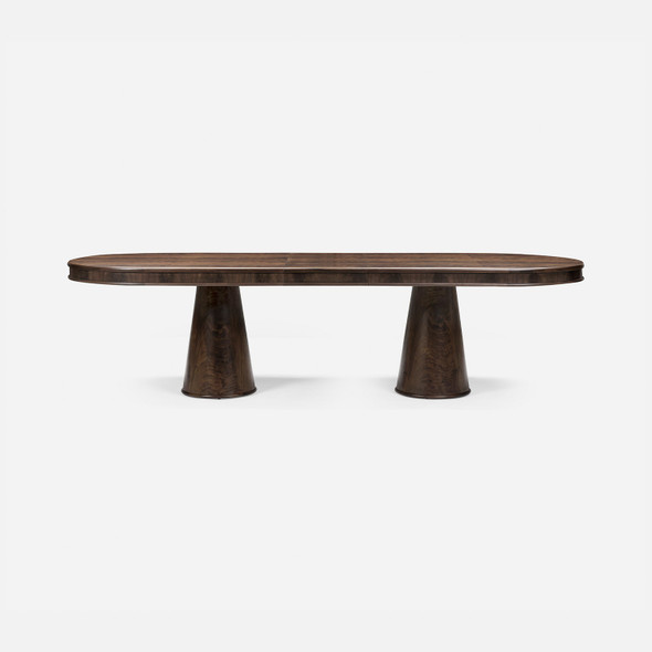 Holland 136-Inch Extension Dining Table - Burnt Umber Walnut