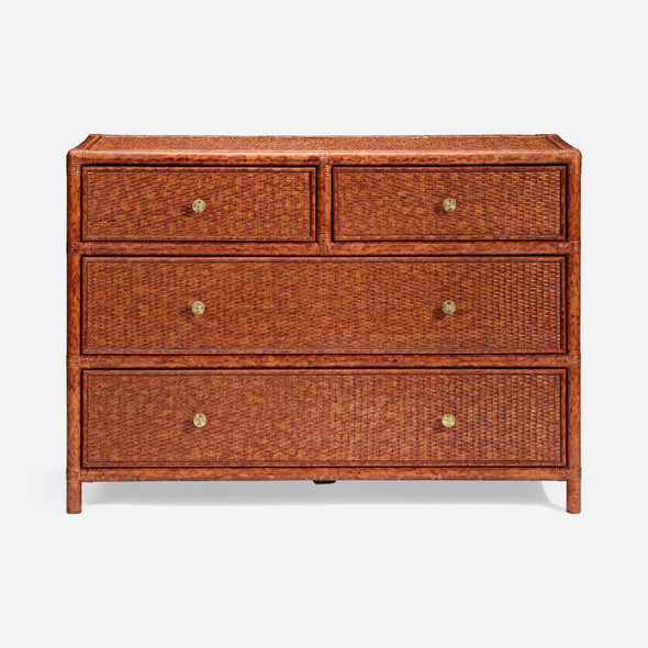 Morel 48-Inch Dresser - Red Tortoise Rattan