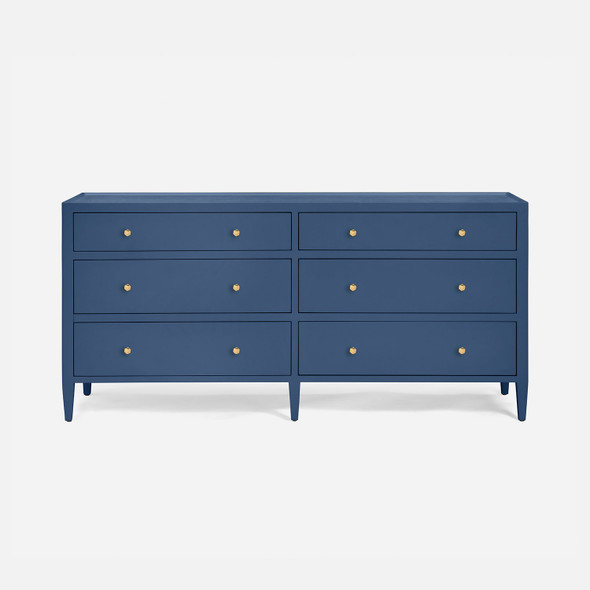 Jarin 72-Inch Dresser - True Navy Faux Belgian Linen