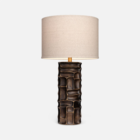 Drexen 1-Light Table Lamp - Black Bronze and Brushed Gold Resin