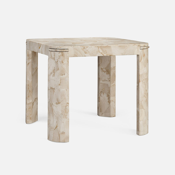 Brigitte Game Table - Natural Fossilized Stone