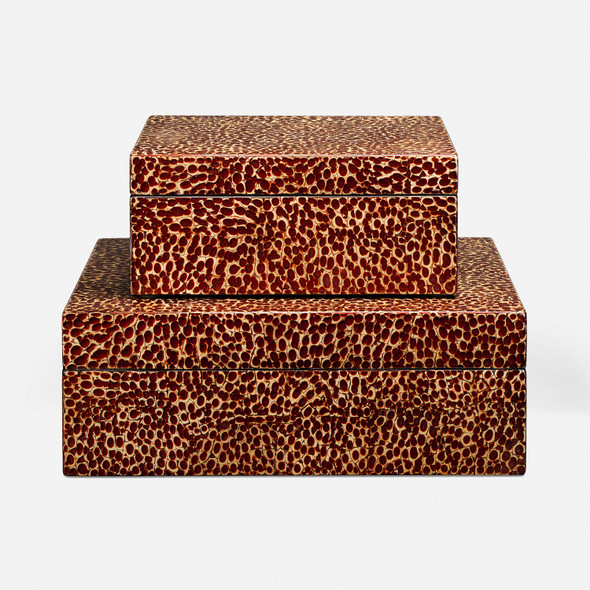 Della 29-Piece Box Set - Burnt Sienna Lacquered Eggshell - Set Of