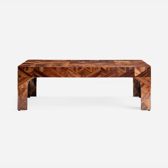 Audin 52-Inch Coffee Table - Natural Banana Bark