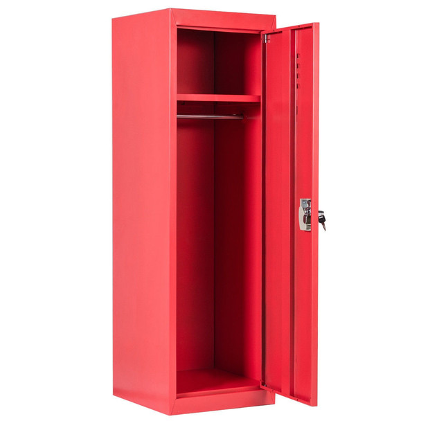 48" Kid Safe Storage Children Single Tier Metal Locker