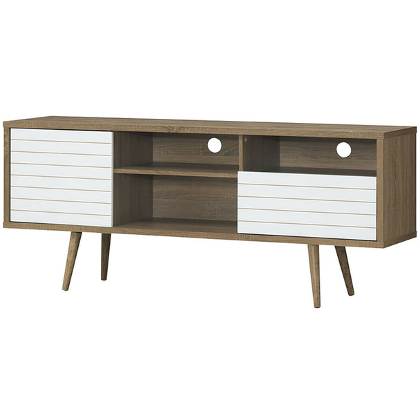 Modern TV Stand with 3 Shelves Storage Drawer - COHW63442