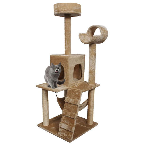 52" Cat Tree Condo Post Pet House