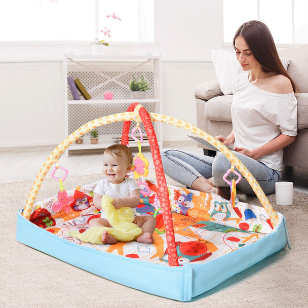 3 In 1 Multifunctional Musical Hanging Toys Play Mat