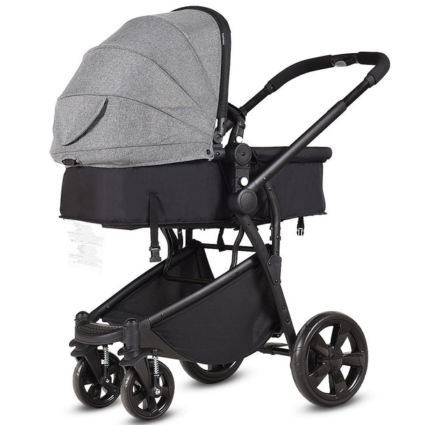 2-in-1 Folding Aluminum Buggy Newborn Travel Baby Stroller