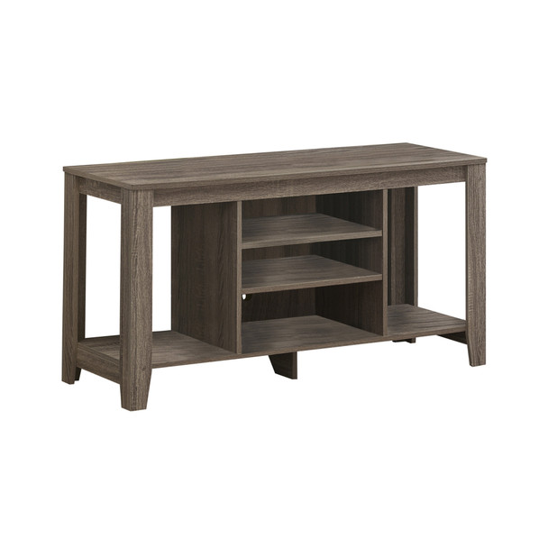 17.25" x 47.75" x 24.25" Dark Taupe, Particle Board - TV Stand
