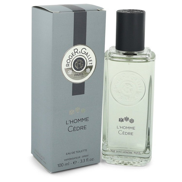 Roger & Gallet L'Homme Cedre by Roger & Gallet Eau De Toilette Spray 3.3 oz for Men