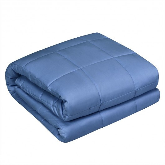 7lbs 41" x 60" Premium Cooling Heavy Weighted Blanket-Blue