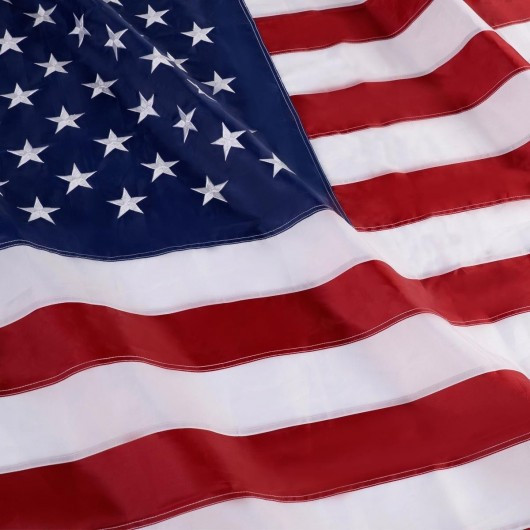 3' x 5' US American Embroidered Flag