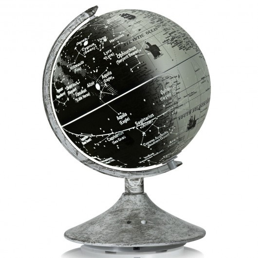 3-in-1  LED World Globe with Illuminated Star Map
