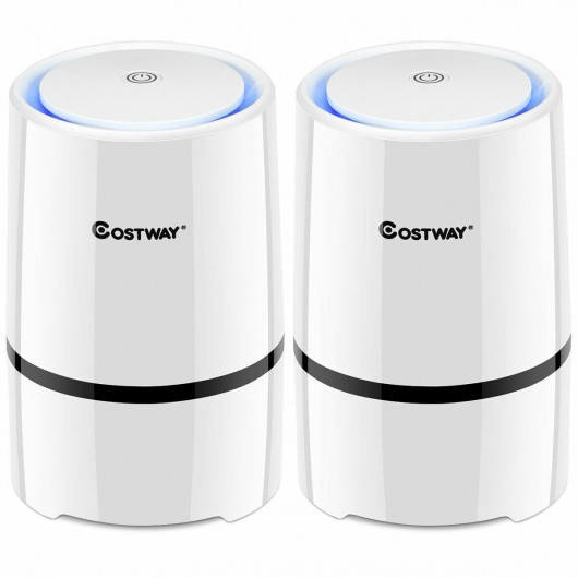 3-in-1 Composite 2 pcs Mini HEPA Air Purifier