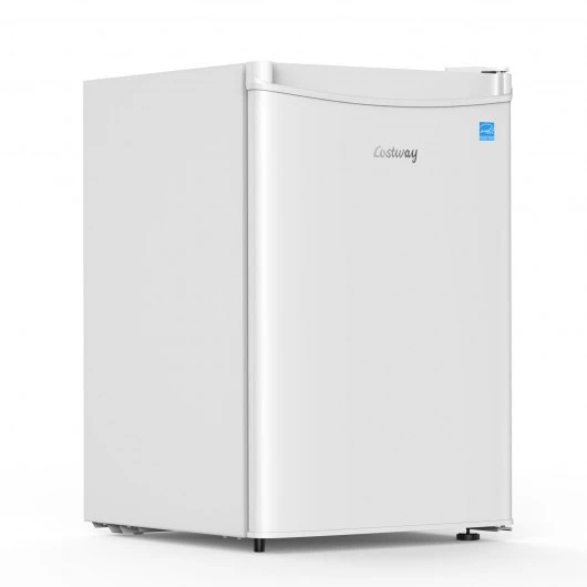2.5 Cu Ft Compact Single Door Refrigerator with Freezer-White