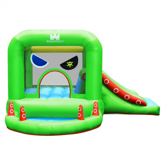 Inflatable Bouncer Kids Bounce House Jump Climbing Slide Without Blower