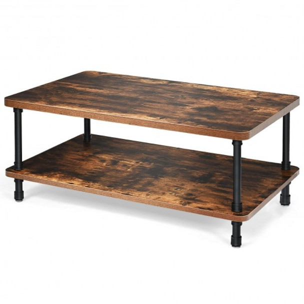 Industrial Rustic Accent Coffee Table