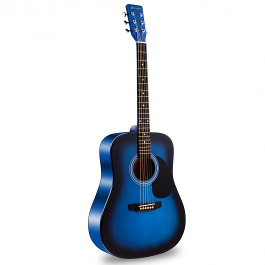 Sonart 41" 6 Strings Acoustic Folk Guitar-Blue