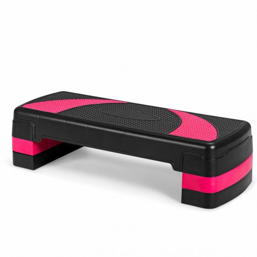 31" Adjustable Exercise Aerobic Stepper with Non-Slip Pads