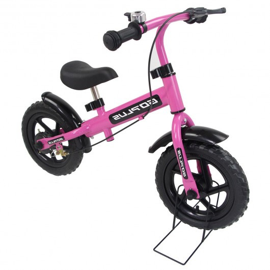 12" Three Colors Kids Bike Bicycle with Brakes and Bell-Pink