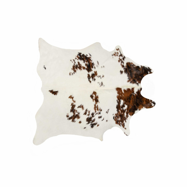 72" x 84" Salt amp; Pepper Cowhide Rug - Samp;P Chocolate/White