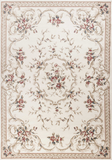 9' x 12' Polypropylene Ivory Area Rug