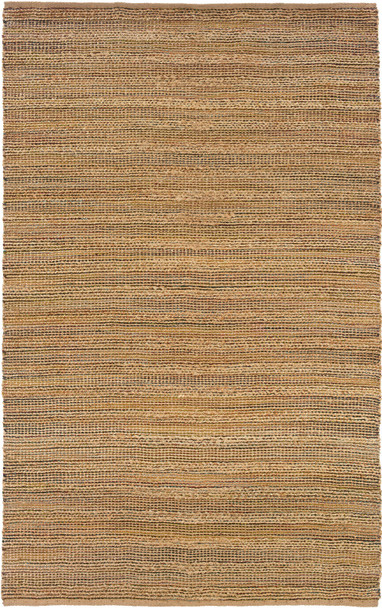 5 x 8 Brown Braided Jute Area Rug