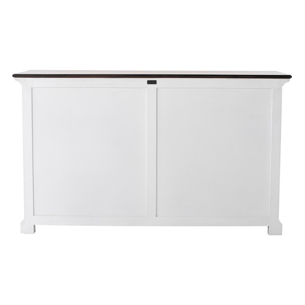 Modern Farm Brown and White Two Door Buffet Server