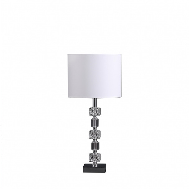 20 Luxurious Crystal And Steel Table Lamp