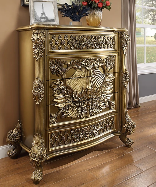 HD-1802 Bronze Traditional Bedroom Chest