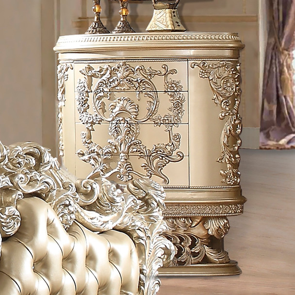 HD-8022 Champagne Traditional Bedroom Chest
