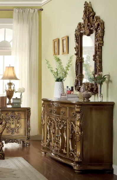 Homey Design Ivory Traditional Bedroom Dresser
