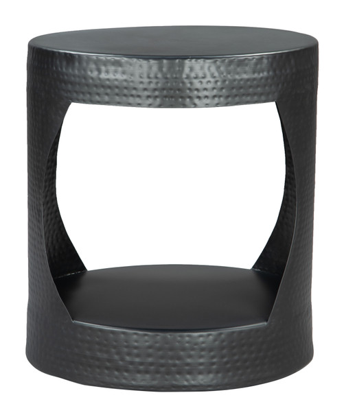 Nuuk Black Iron Round Side Table