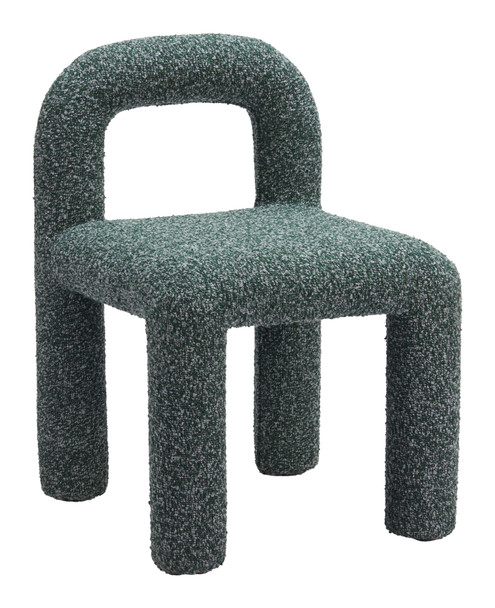 Arum Snowy Green (Set of 2) Poplar Wood and Polyester Dining Chair