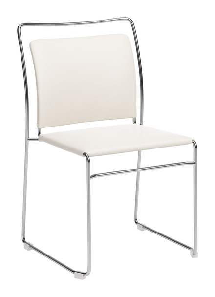 Verbena Cream (Set of 2) Steel and Polyurethane Dining Chair