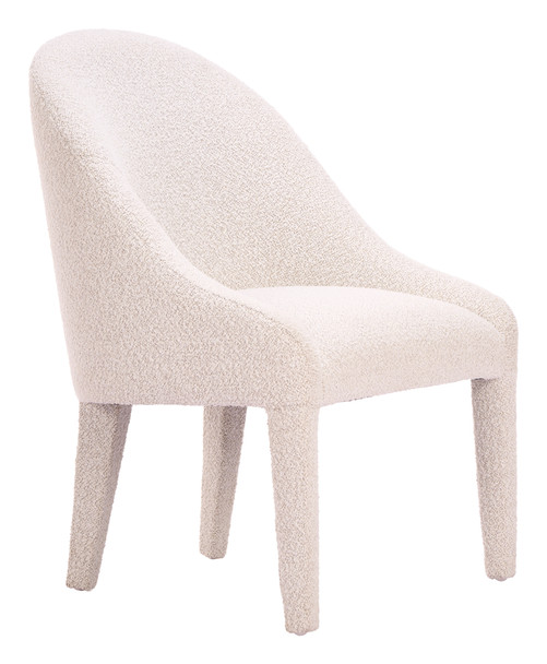 Domo Ivory Rubberwood Dining Chair