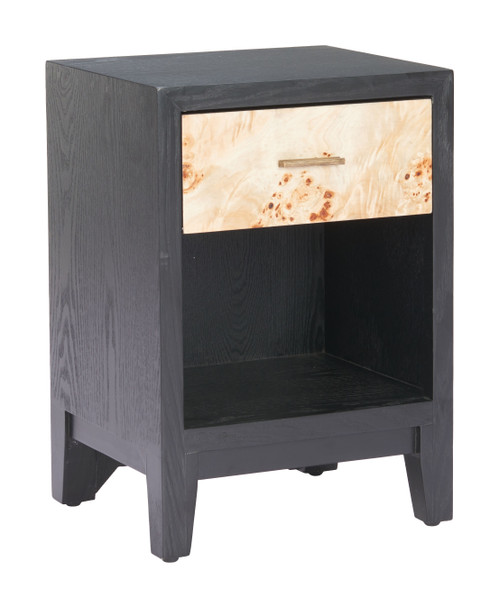 Noite Multicolor Fir Wood Square Side Table