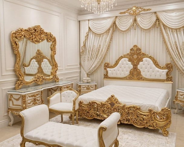 Royal Ivory & Gold Sovereign Suite (Luxury Baroque Edition)