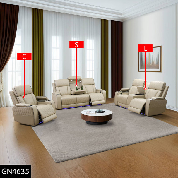 White Breathable Leather Reclining Loveseat with Comfortably Shaped Arms