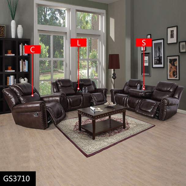 Espresso Breathable Leather Loveseat with Supportive Seat Cushioning and Profile
