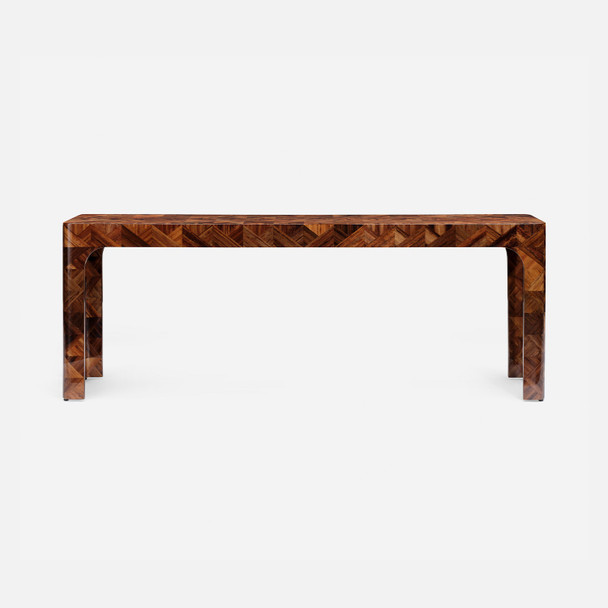 Audin 84-Inch Console Table - Natural Banana Bark
