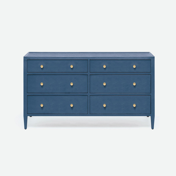 Jarin 60-Inch Dresser - True Navy Faux Belgian Linen