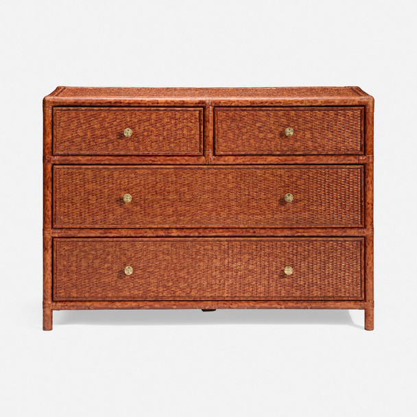 Morel 48-Inch Dresser - Red Tortoise Rattan