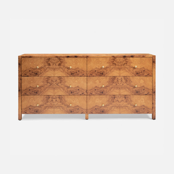Lindsey 72-Inch Dresser - Walnut Veneer